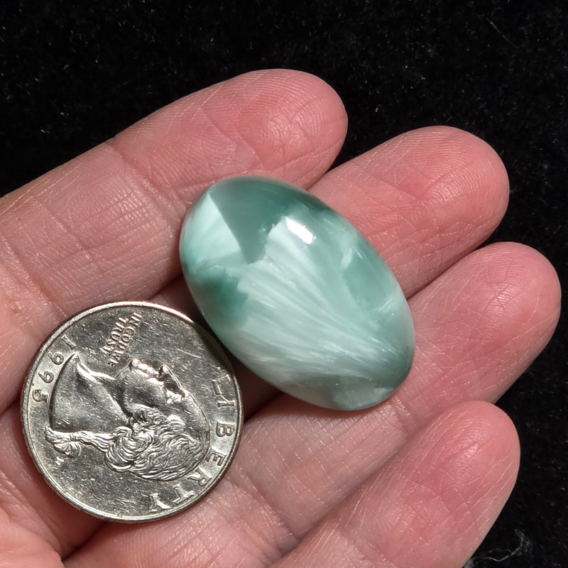 Chatoyant Glass Cabochon
