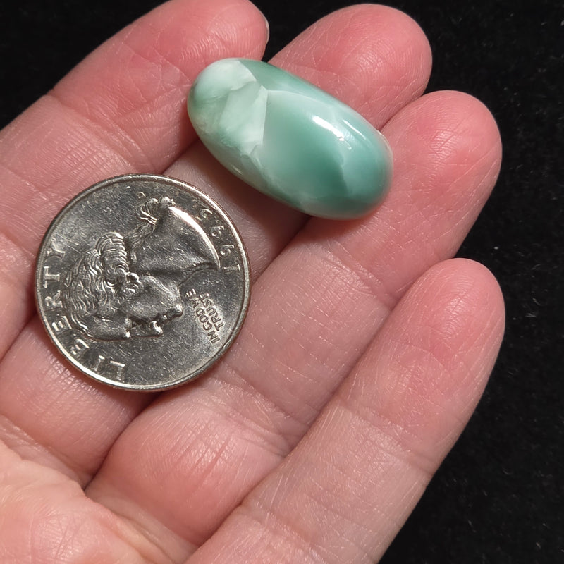Chatoyant Glass Cabochon