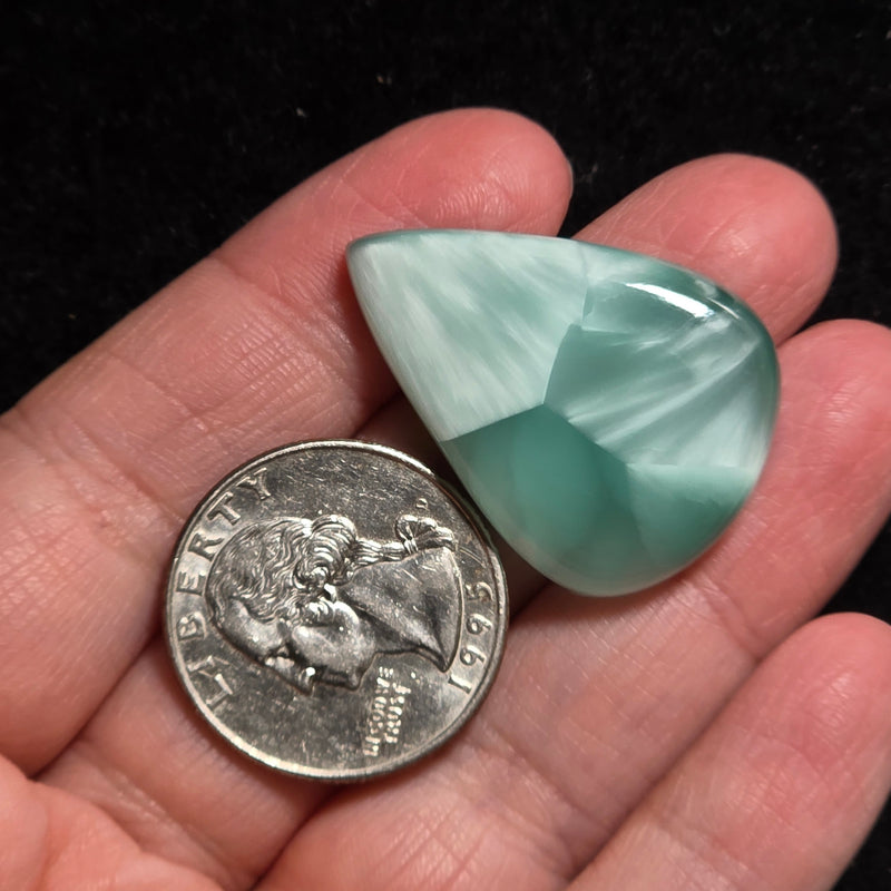 Chatoyant Glass Cabochon