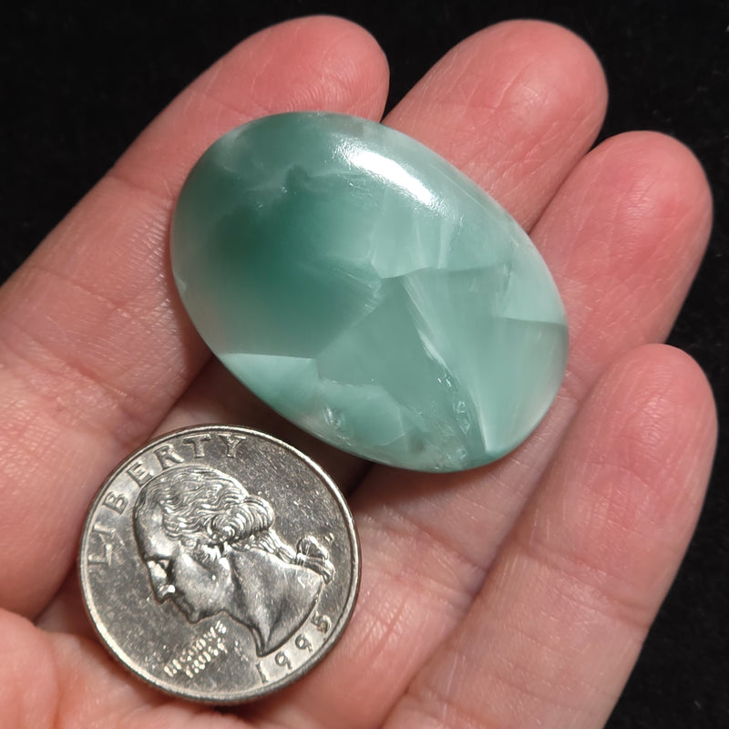Chatoyant Glass Cabochon
