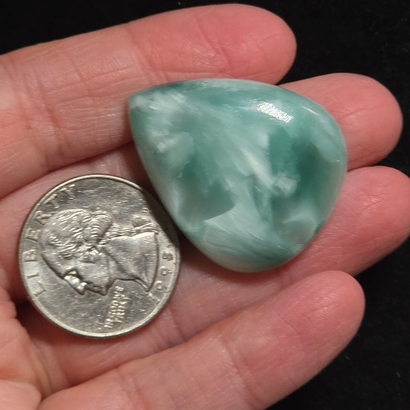 Chatoyant Glass Cabochon