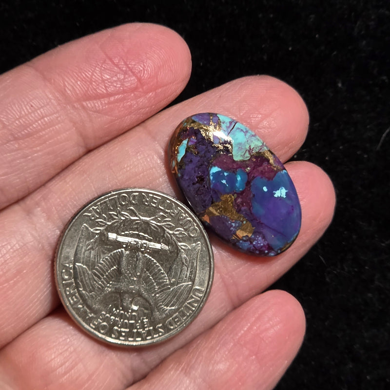 Purple Mohave Composite Cabochon