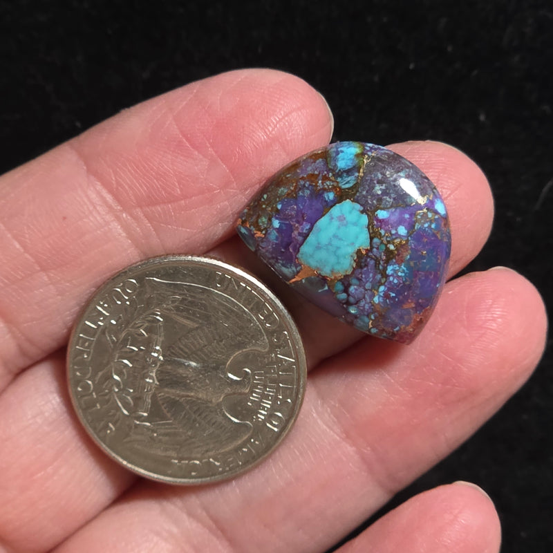 Purple Mohave Composite Cabochon