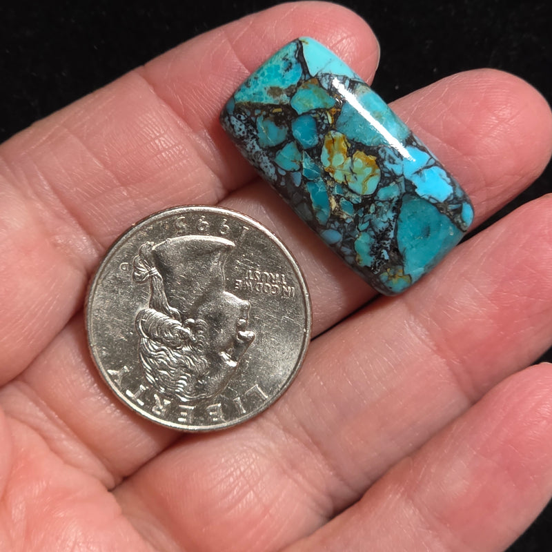 Kingman Turquoise Composite Cabochon