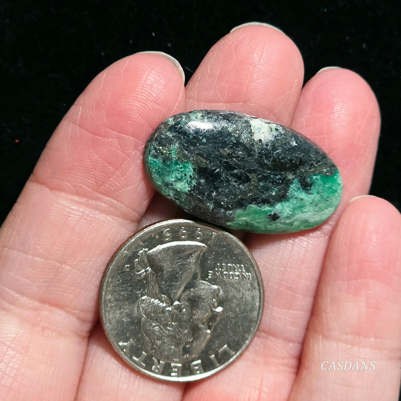 Black Bridge Variscite Cabochon