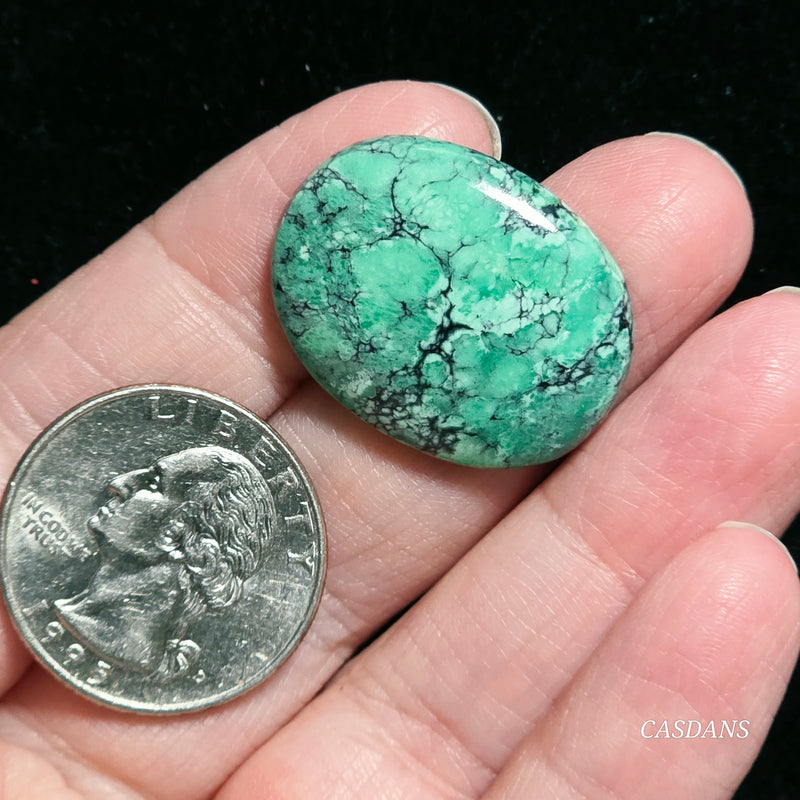 Black Bridge Variscite Cabochon