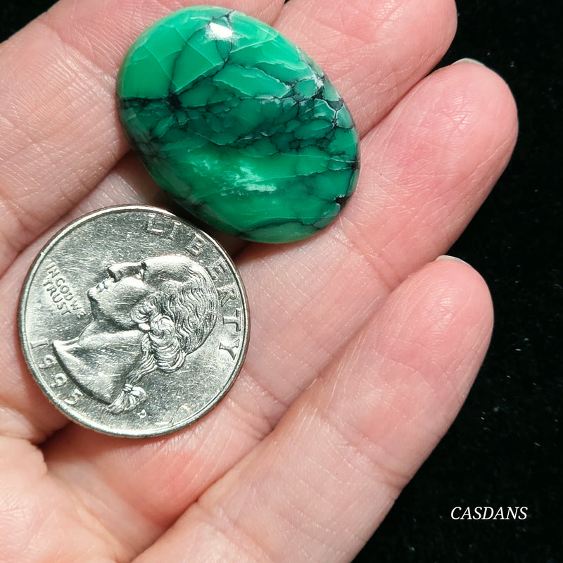 Black Bridge Variscite Cabochon