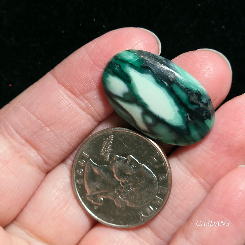 Black Bridge Variscite Cabochon