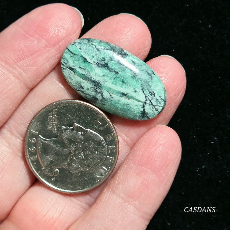 Black Bridge Variscite Cabochon