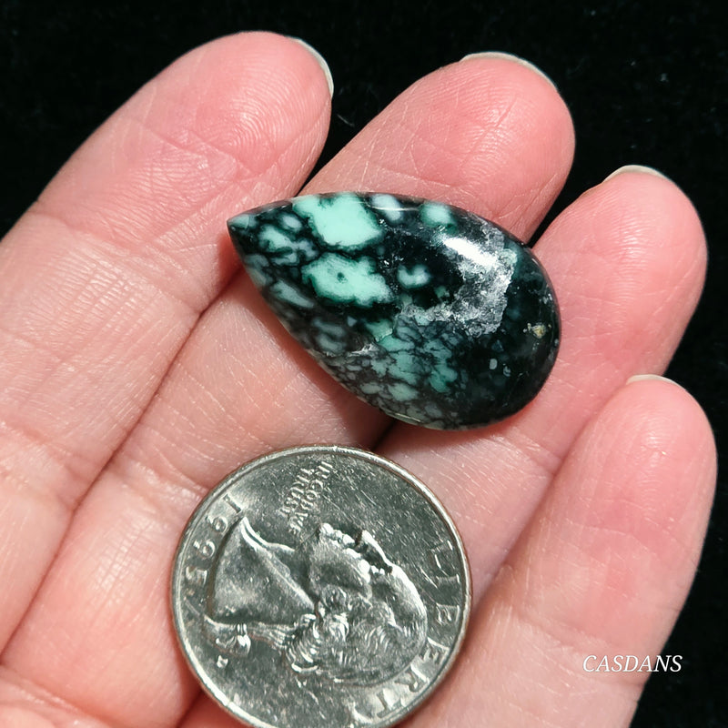 Black Bridge Variscite Cabochon