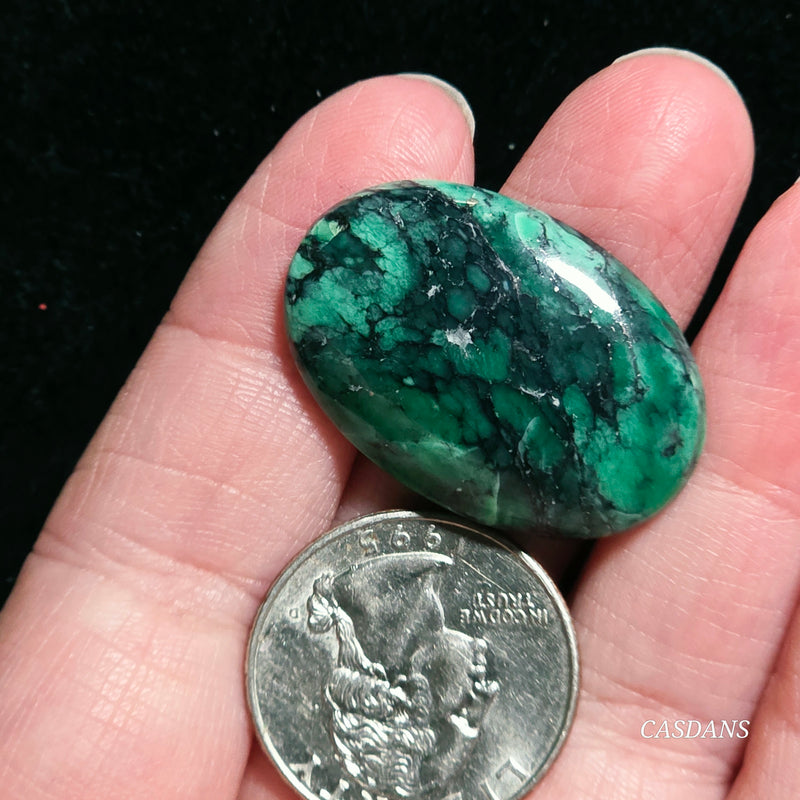 Black Bridge Variscite Cabochon