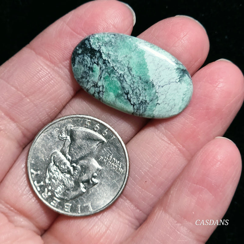 Black Bridge Variscite Cabochon