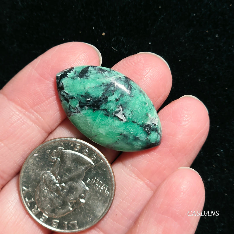 Black Bridge Variscite Cabochon