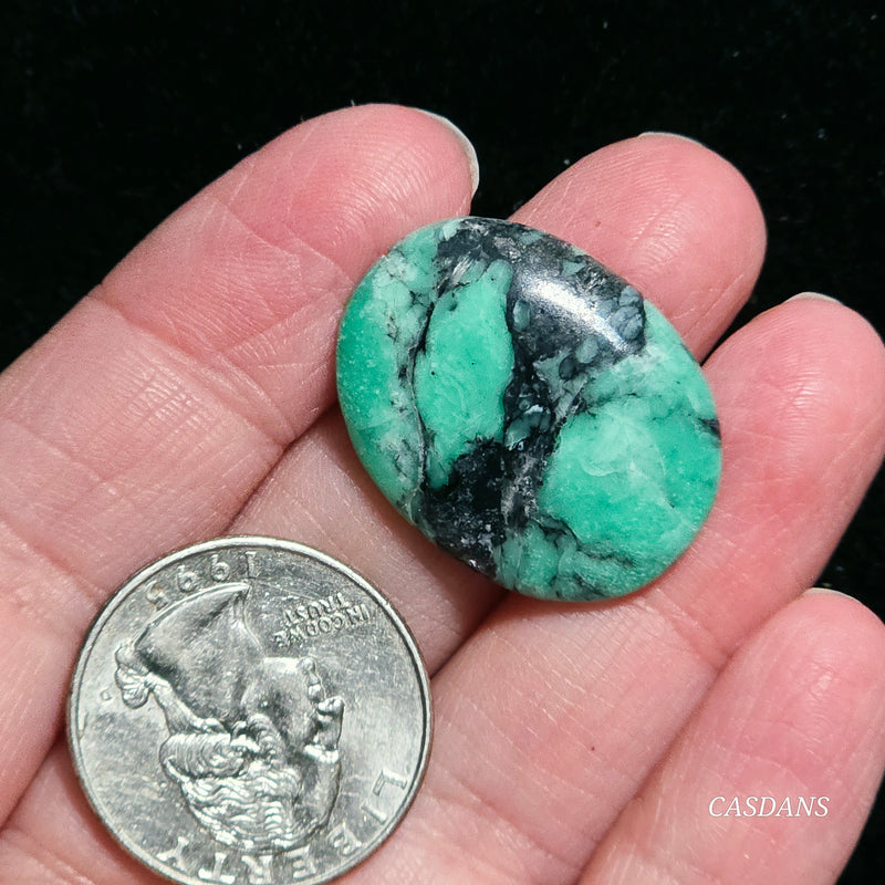 Black Bridge Variscite Cabochon