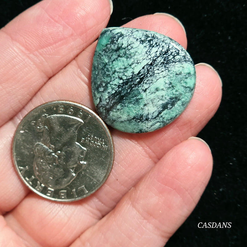 Black Bridge Variscite Cabochon