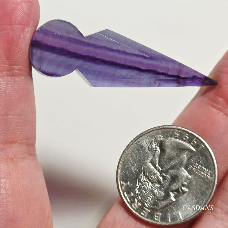 Rainbow Fluorite Kunai