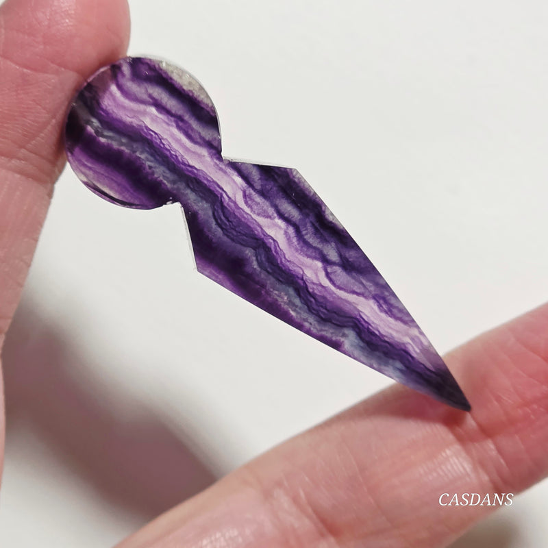 Rainbow Fluorite Kunai