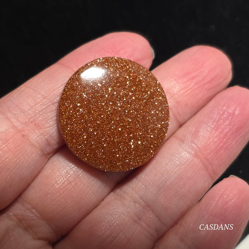 Goldstone Cabochon (Man Made Glass)