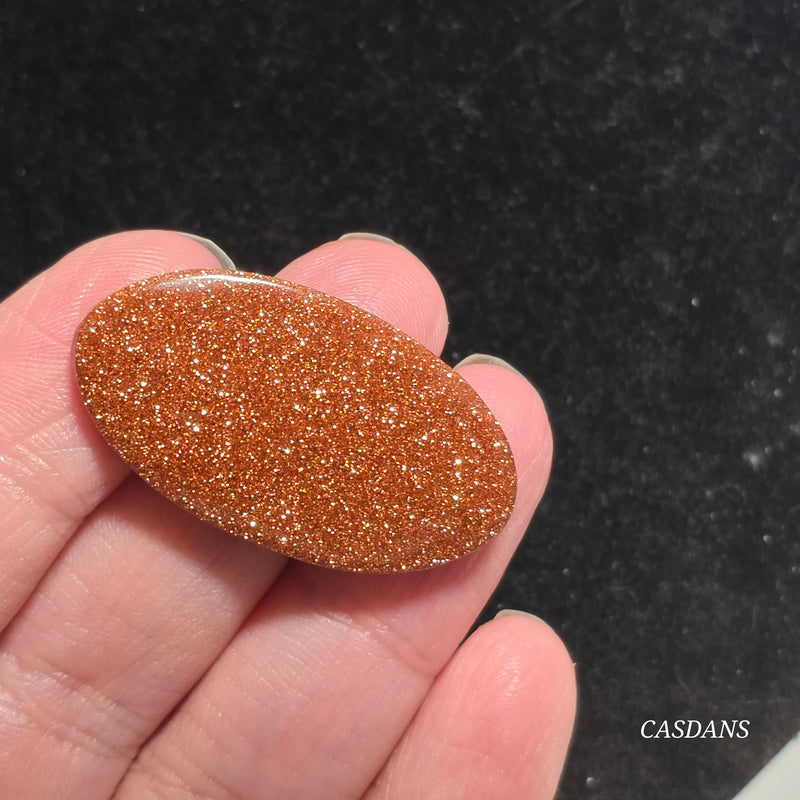 Goldstone Cabochon (Man Made Glass)