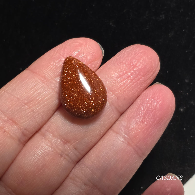 Goldstone Cabochon (Man Made Glass)