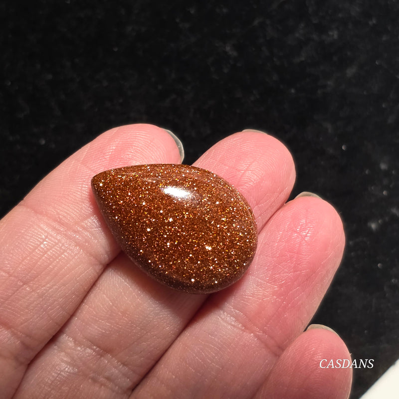Goldstone Cabochon (Man Made Glass)