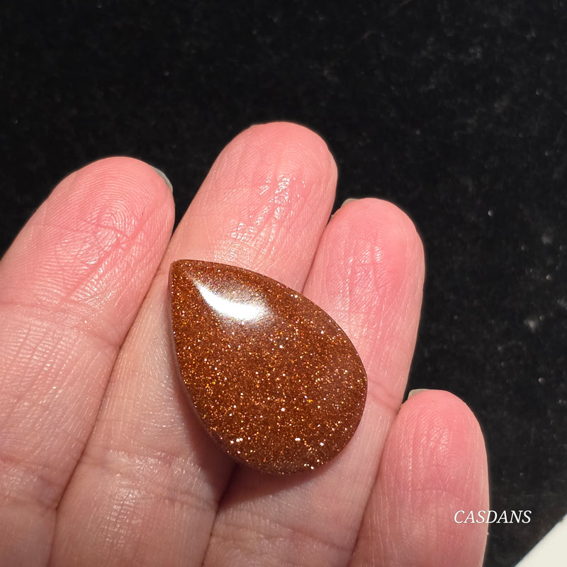 Goldstone Cabochon (Man Made Glass)