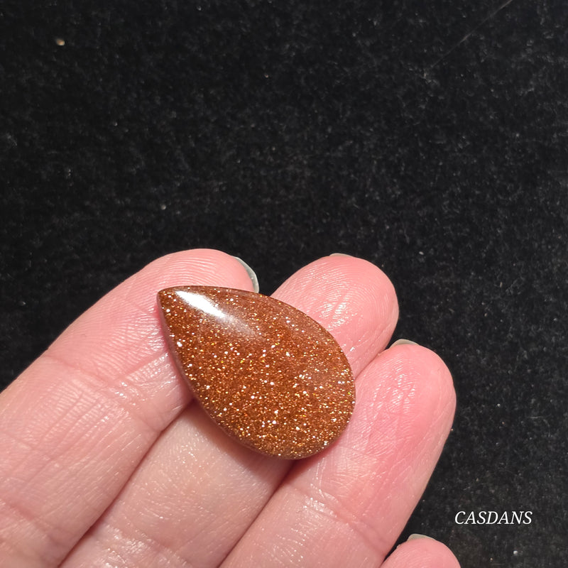 Goldstone Cabochon (Man Made Glass)