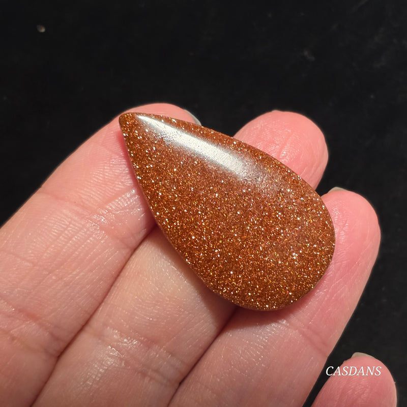 Goldstone Cabochon (Man Made Glass)
