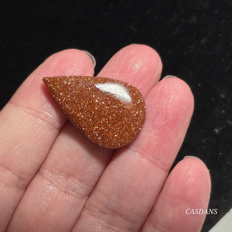 Goldstone Cabochon (Man Made Glass)