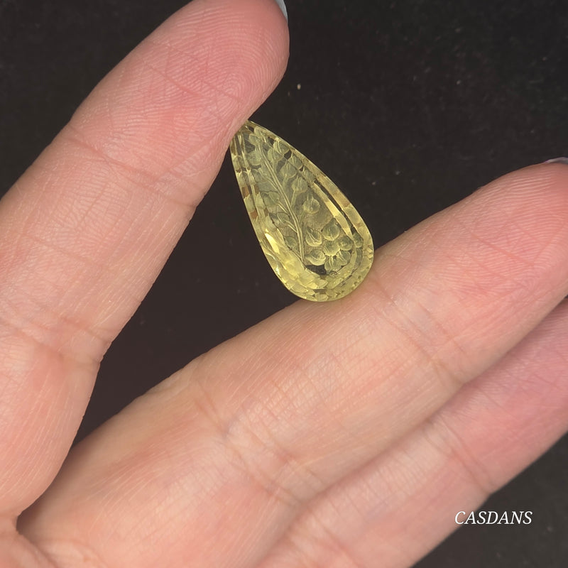 Intaglio Quartz Step Cut Cabochon