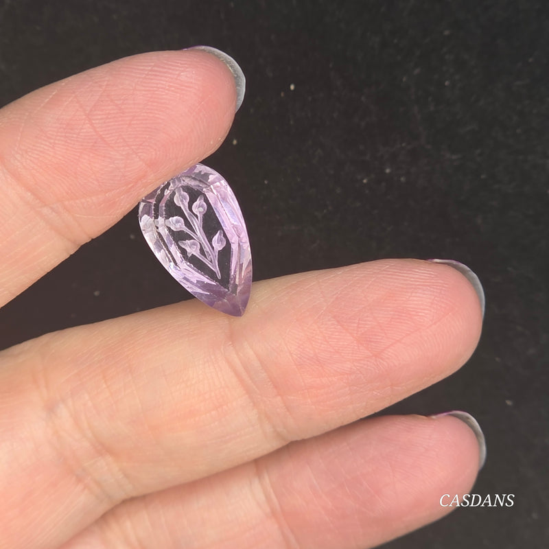Intaglio Quartz Step Cut Cabochon