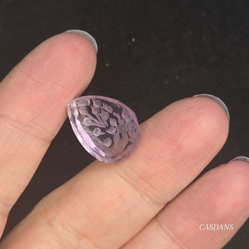 Intaglio Quartz Step Cut Cabochon