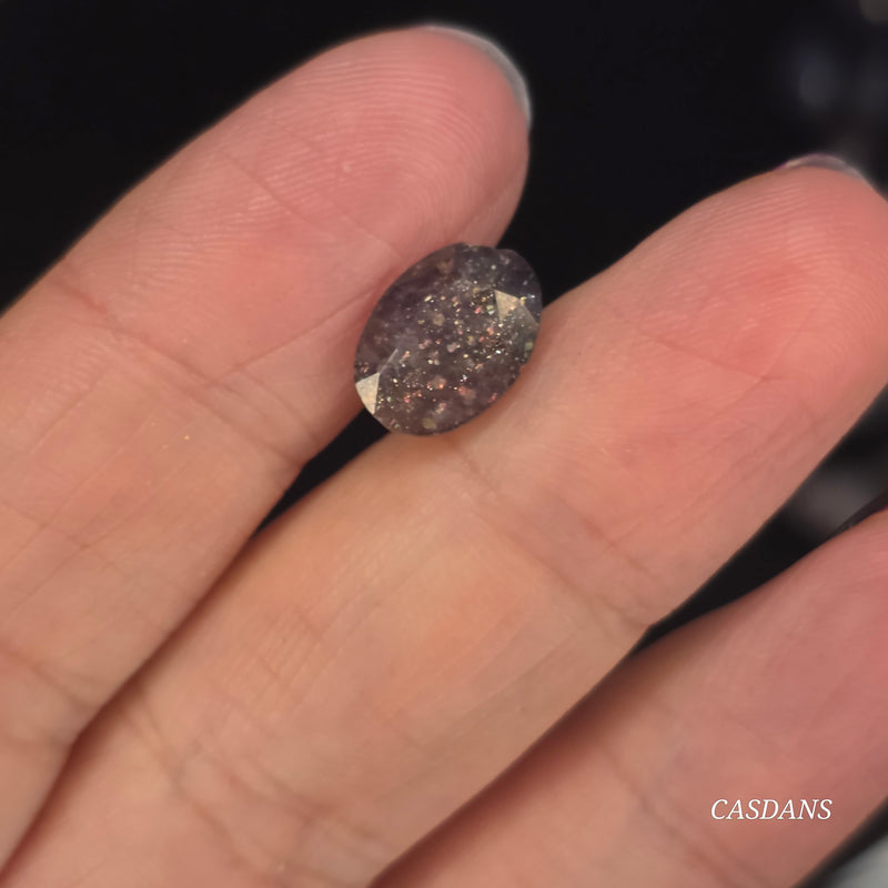iolite Sunstone Facet