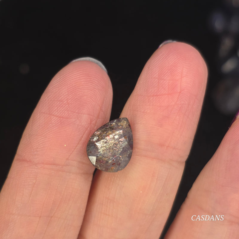 iolite Sunstone Facet