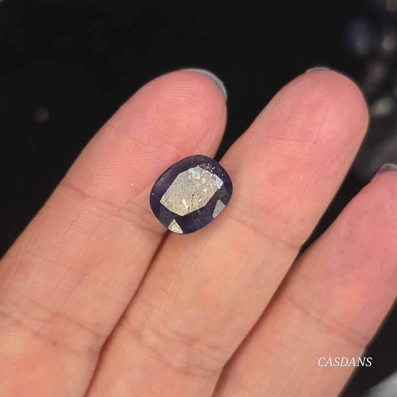 iolite Sunstone Facet