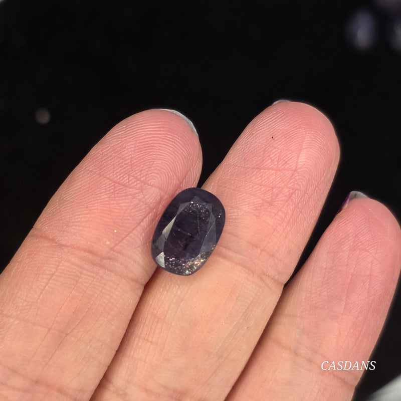 iolite Sunstone Facet