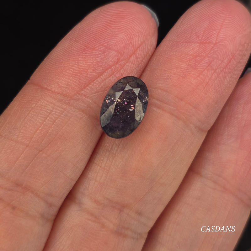 iolite Sunstone Facet