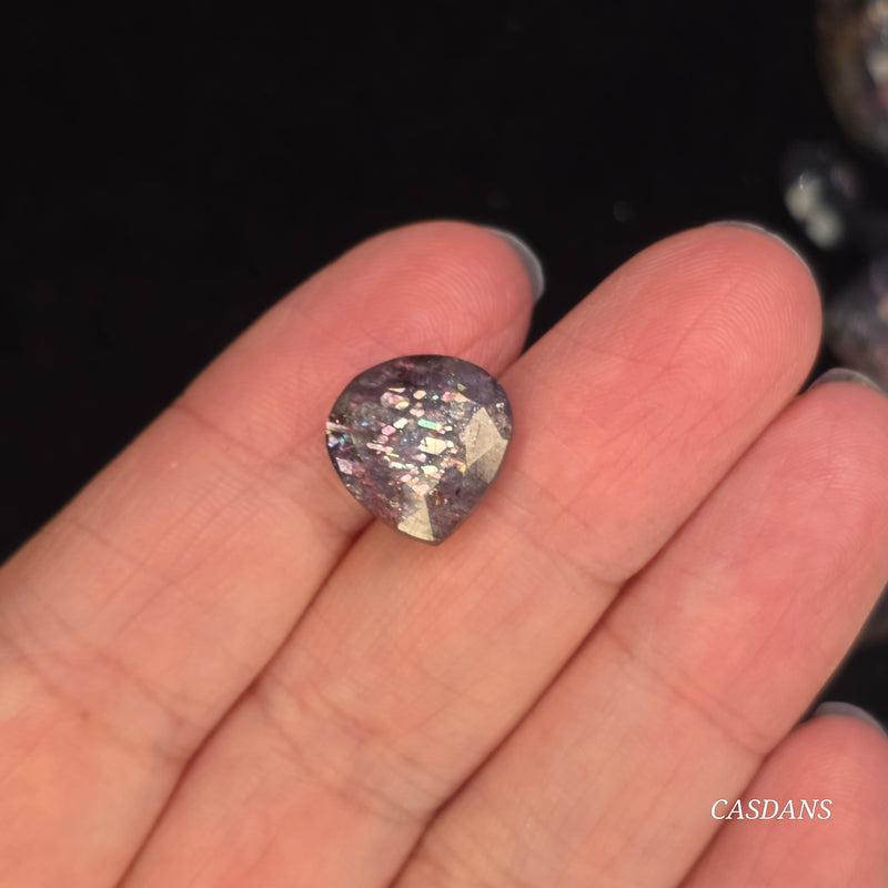 iolite Sunstone Facet