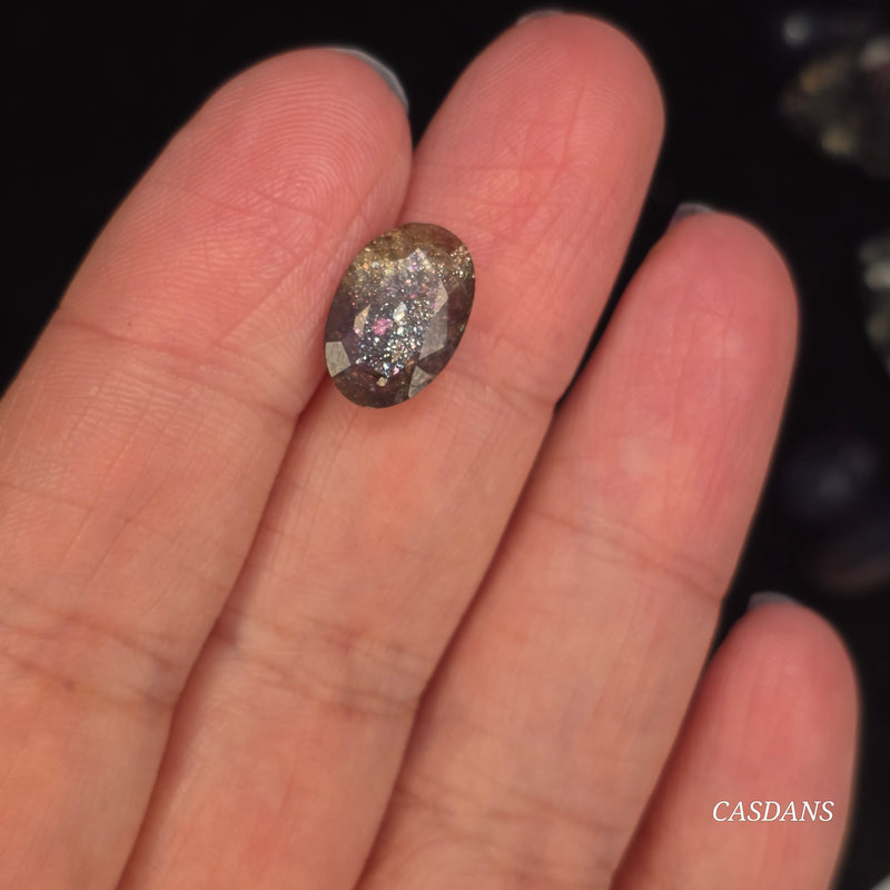 iolite Sunstone Facet