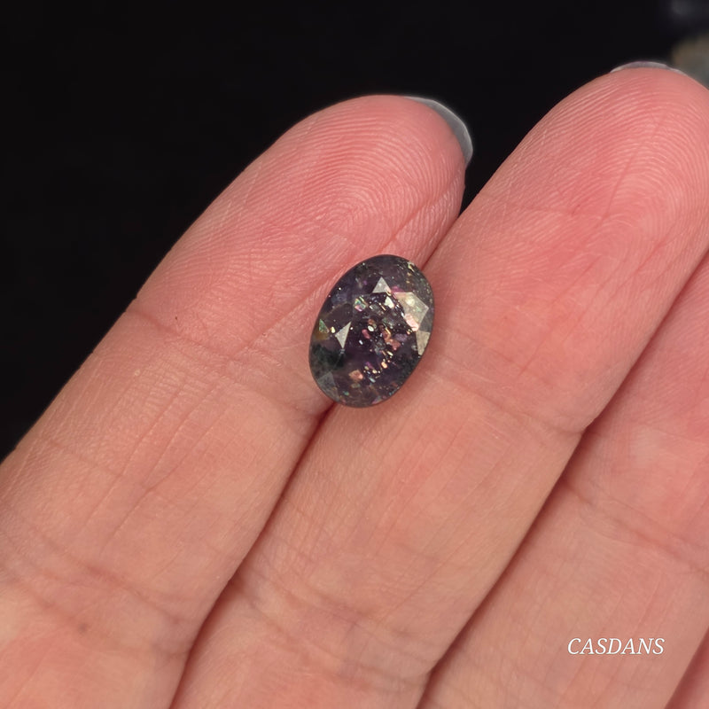 iolite Sunstone Facet