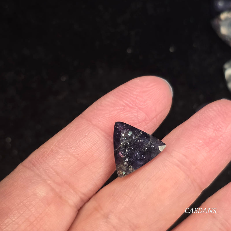 iolite Sunstone Facet