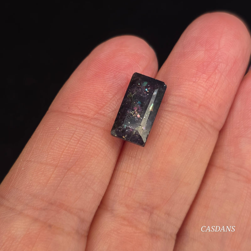 iolite Sunstone Facet