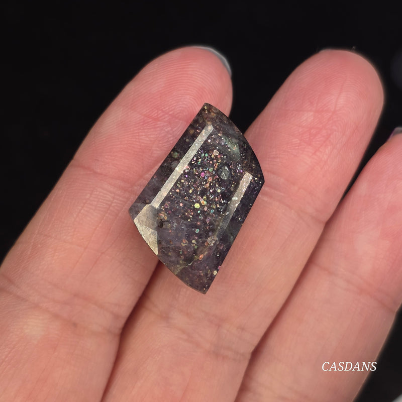 iolite Sunstone Facet