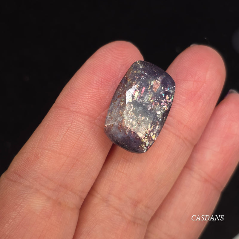 iolite Sunstone Facet