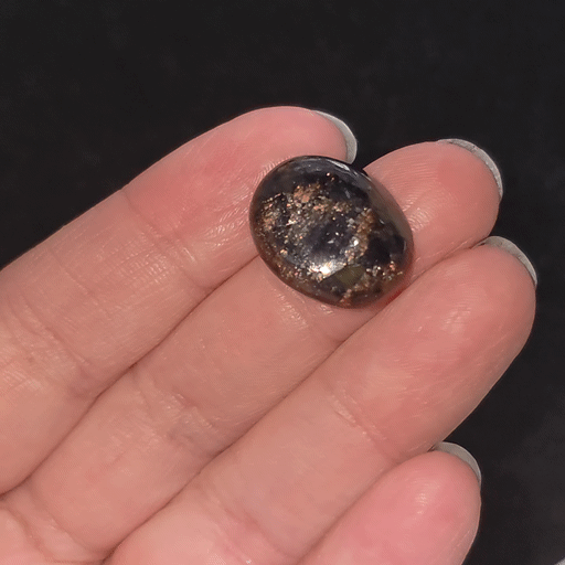 Iolite Sunstone Cabochon