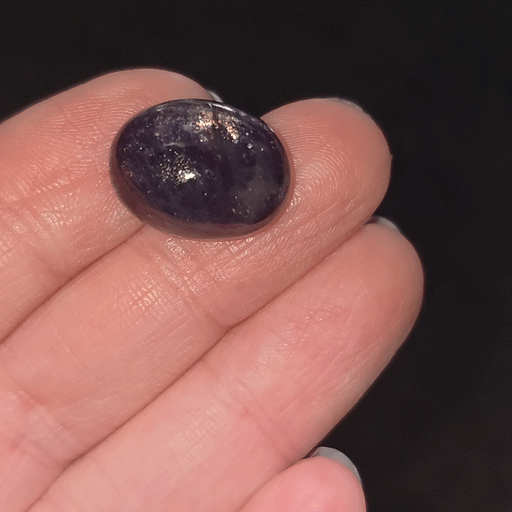 Iolite Sunstone Cabochon