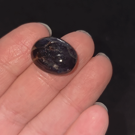 Iolite Sunstone Cabochon