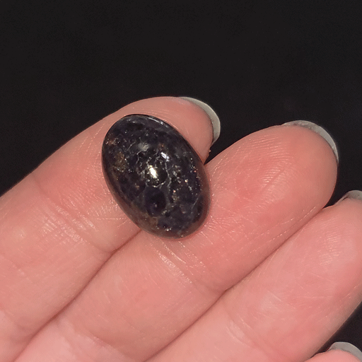 Iolite Sunstone Cabochon
