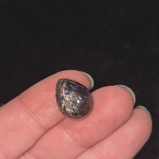 Iolite Sunstone Cabochon