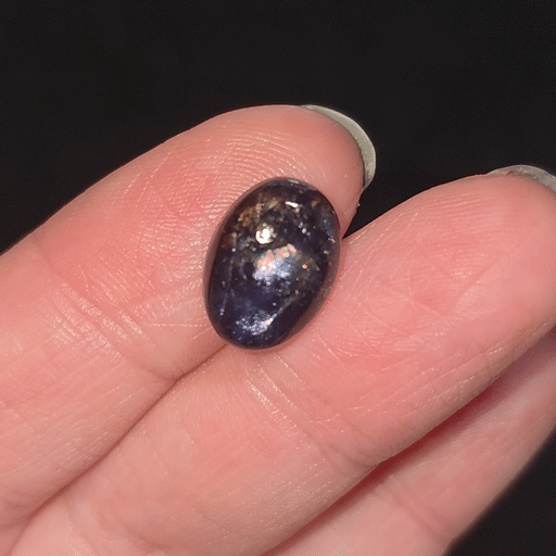 Iolite Sunstone Cabochon